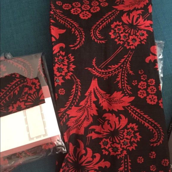 Urban Outfitters Accents 2 Single Curtain Panels Blackred Poshmark